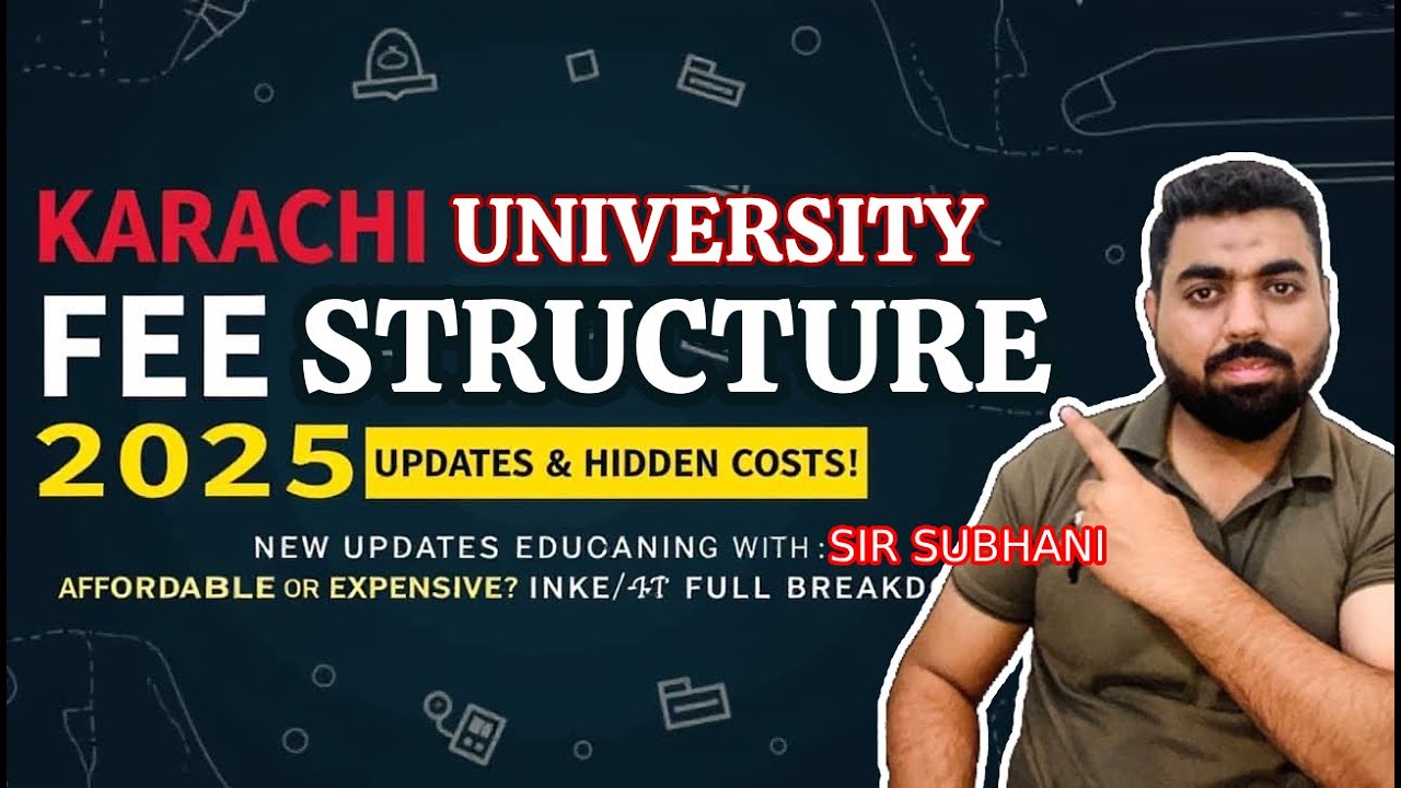 KARACHI UNIVERSITY FEE 2025 ANNOUNCED