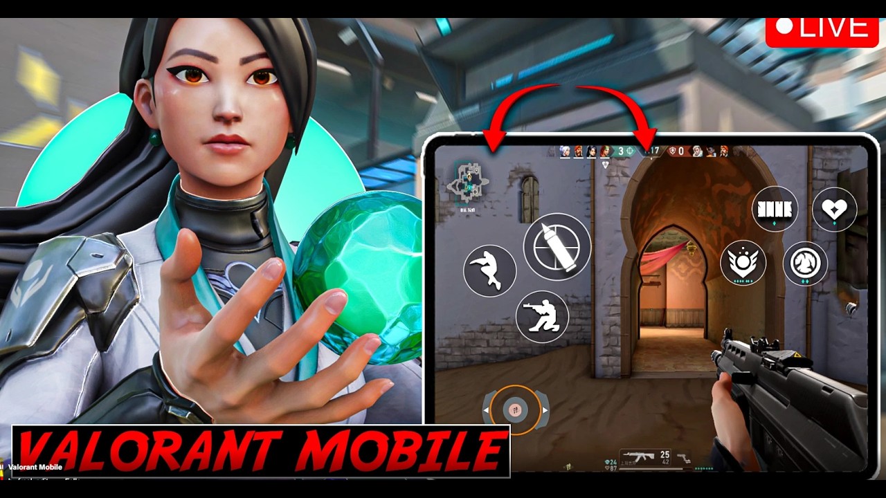 Live Rank PUSH in Valorant MOBILE  | Z3keFPS | #valorantmobile