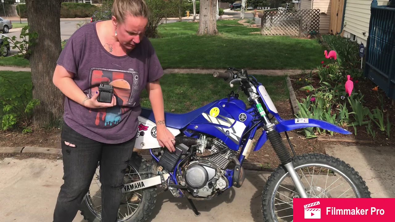 Замена аккумулятора Yamaha TTR 125