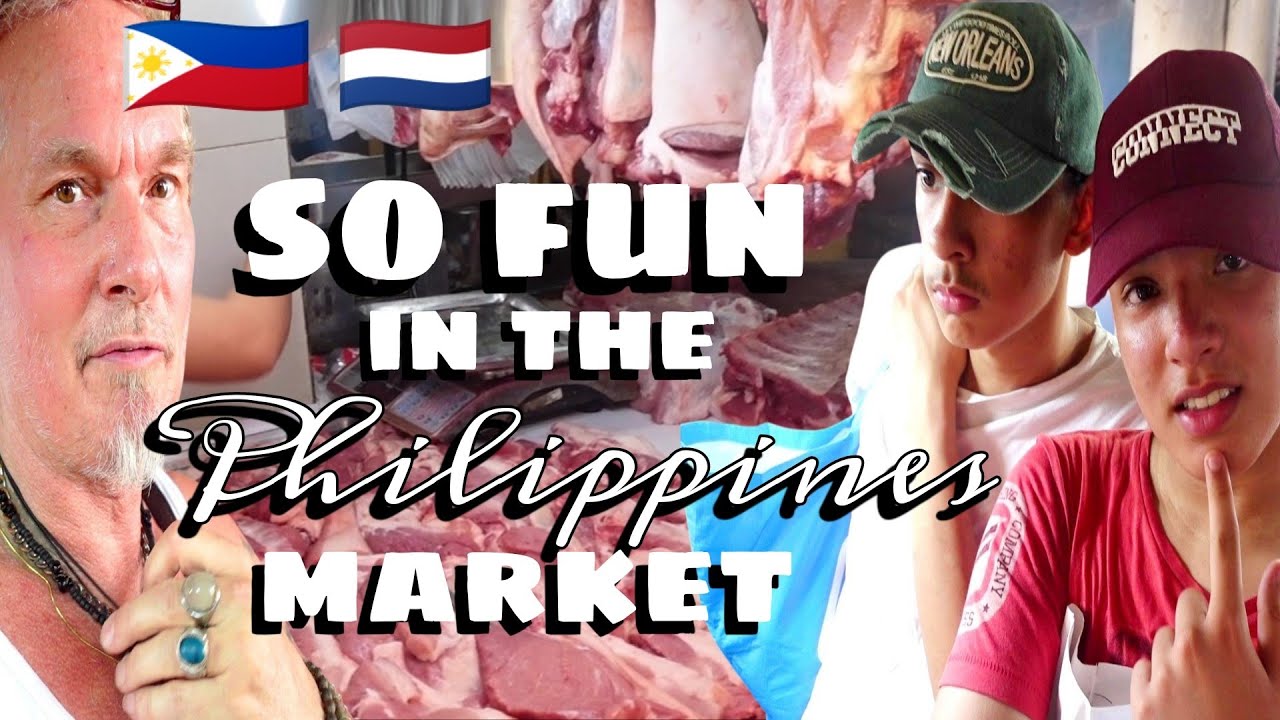 🇵🇭 Half Filipino Boys @ Merkado Public Market Butuan 👨‍👩‍👧‍👦 RodVivKids Family Vlog Philippines