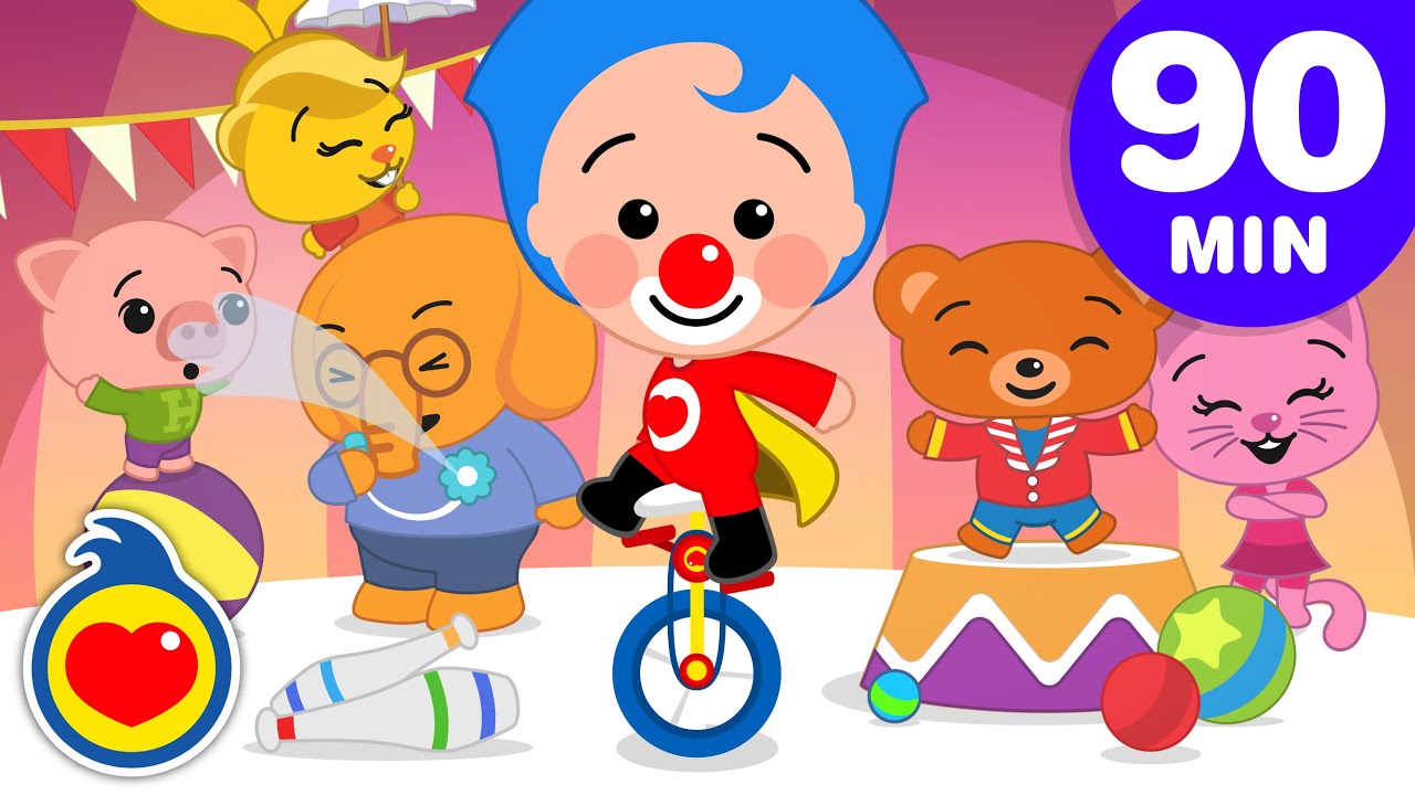 Un Día de Circo 🎪 Capítulos Nuevos y Completos 🎪 Dibujos Animados (90 Min) 🎪 Plim Plim