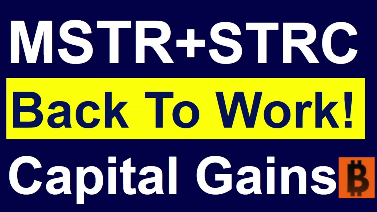 MSTR Stock: Back to Work! Paying STRC Dividends: Capital Gains or Tax-Loss First? + Strategy AI Play
