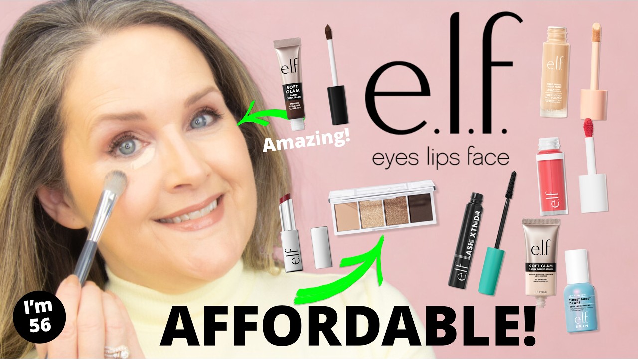One Brand Budget Challenge: e.l.f. Cosmetics Full Face Specifically for Dry Mature Skin!