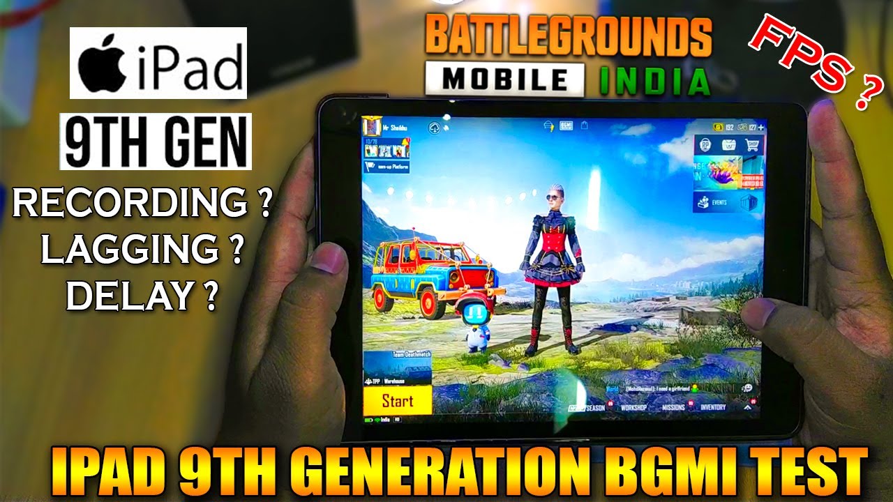 iPad 9th Generation PUBG BGMI Test | Graphics, fps, Recording, Gyro, Beast For Gaming 💪Honest Review