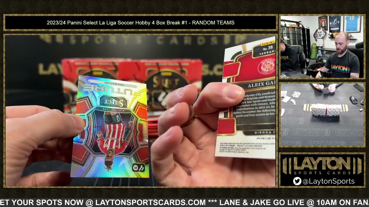 2023/24 Panini Select La Liga Soccer Hobby 4 Box Break #1