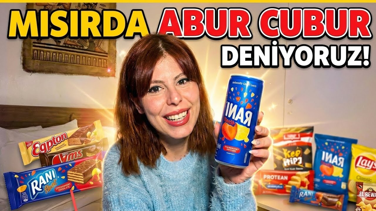 MISIR’DA GARİP ABUR CUBURLAR DENEDİM 🇪🇬 (DÖNERLİ CİPS?!) 