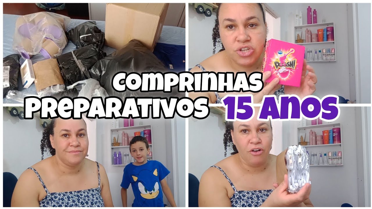 COMPRINHAS LEMBRANÇAS FESTA 15 ANOS* consegui comprar tudo na cor *