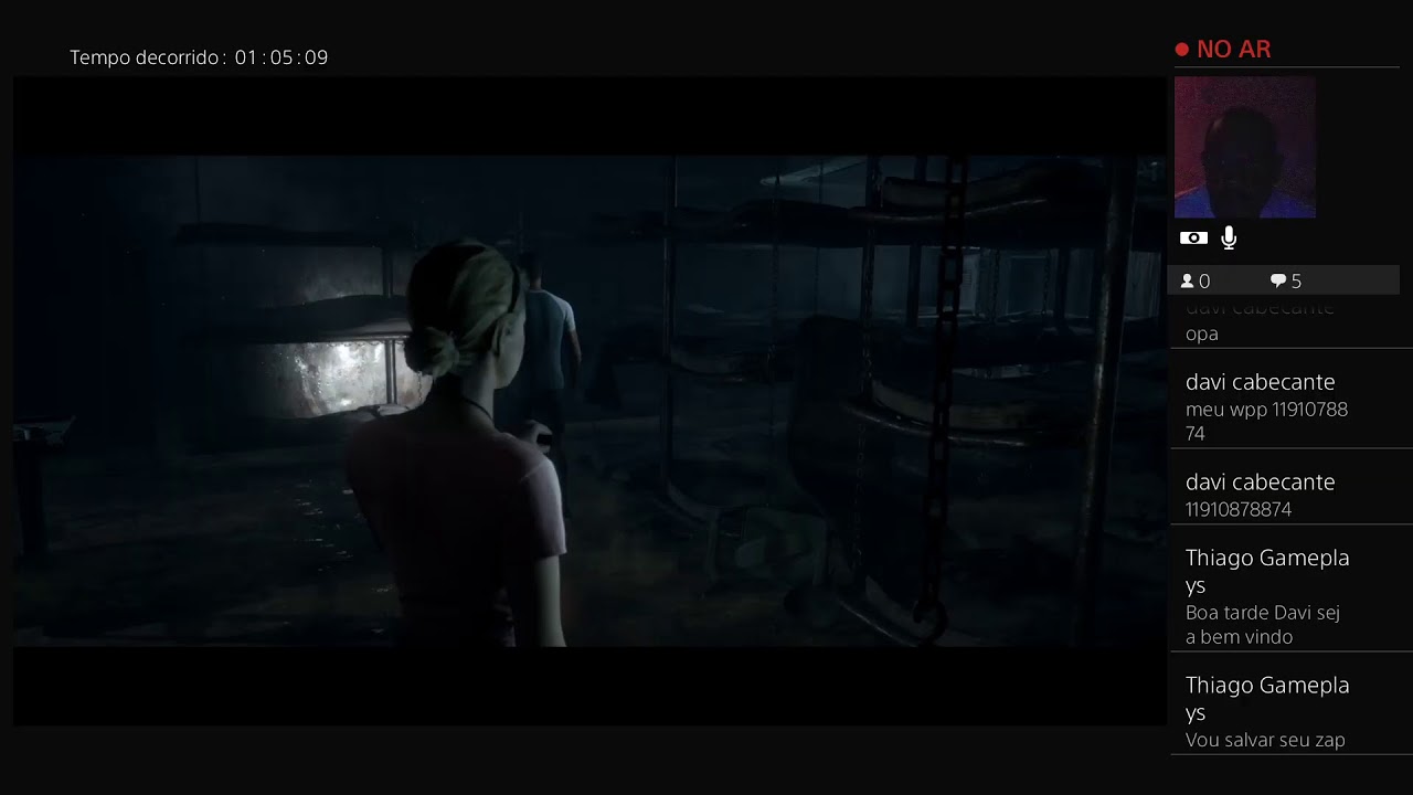 Transmiss&atilde;o ao vivo do PS4 de tthiago2018