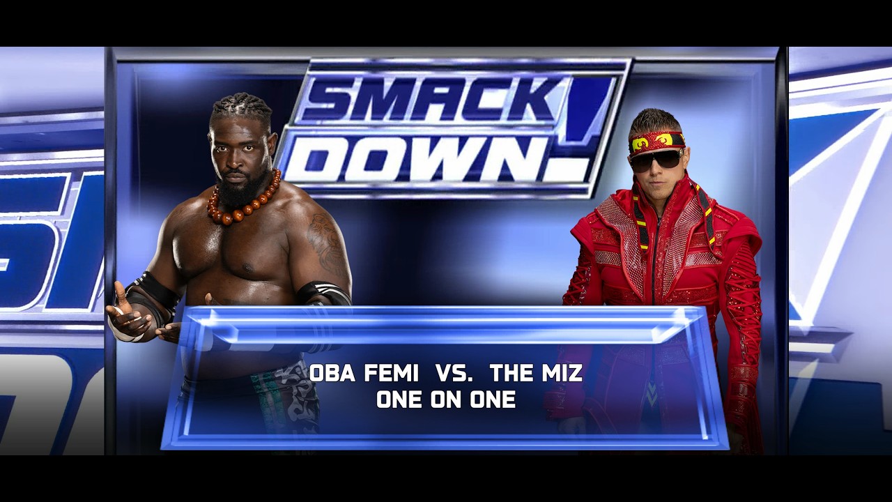 Матч Оба Феми против Миза на SmackDown из Чикаго, штат Иллинойс.