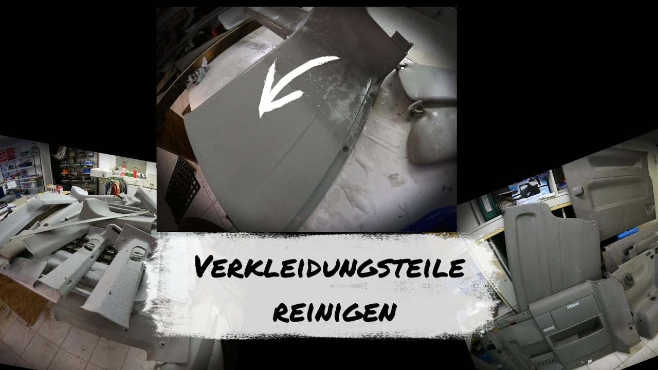 Verkleidung reinigen, Klebereste entfernen | VW T4 