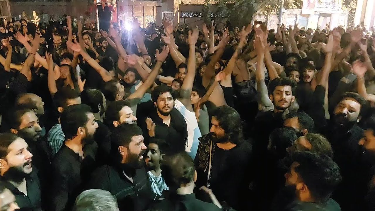Ansar Party Pursa Matamdari 8 Rabiul Awal Chup Jaloos Karbala Gamay Shah Lahore | 2022-1444