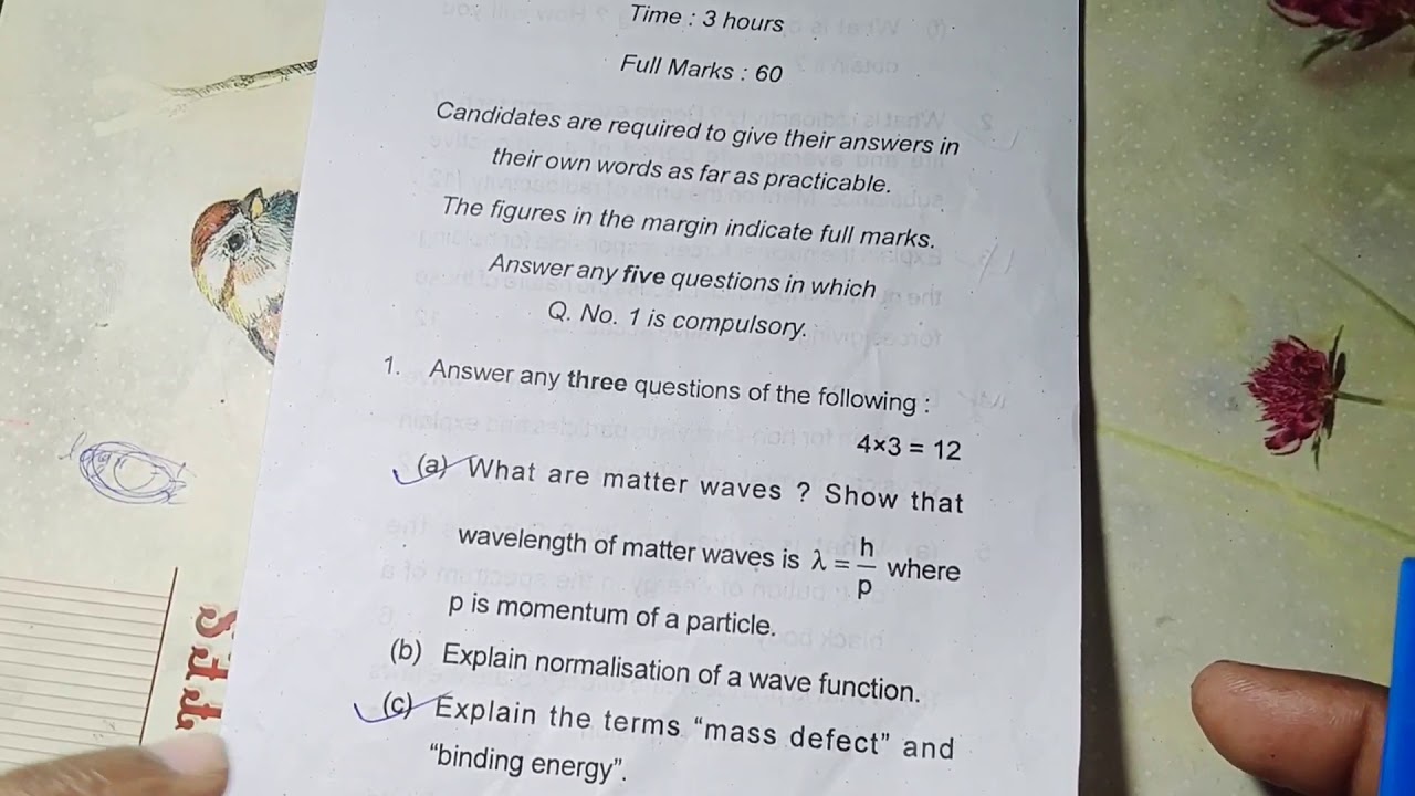 Physics Honours paper-9 || semester -4 || ( BBMKU - Dhanbad )