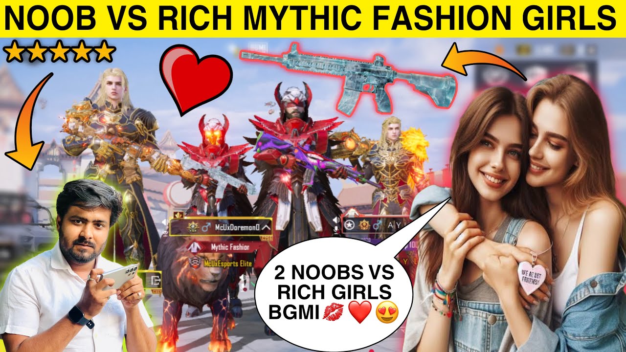 Random 3 Girl's with X-Suit In My Lobby And Trolled 50RP MAX & MYTHIC OUTFITS 90/70 uc can $10 bgmi