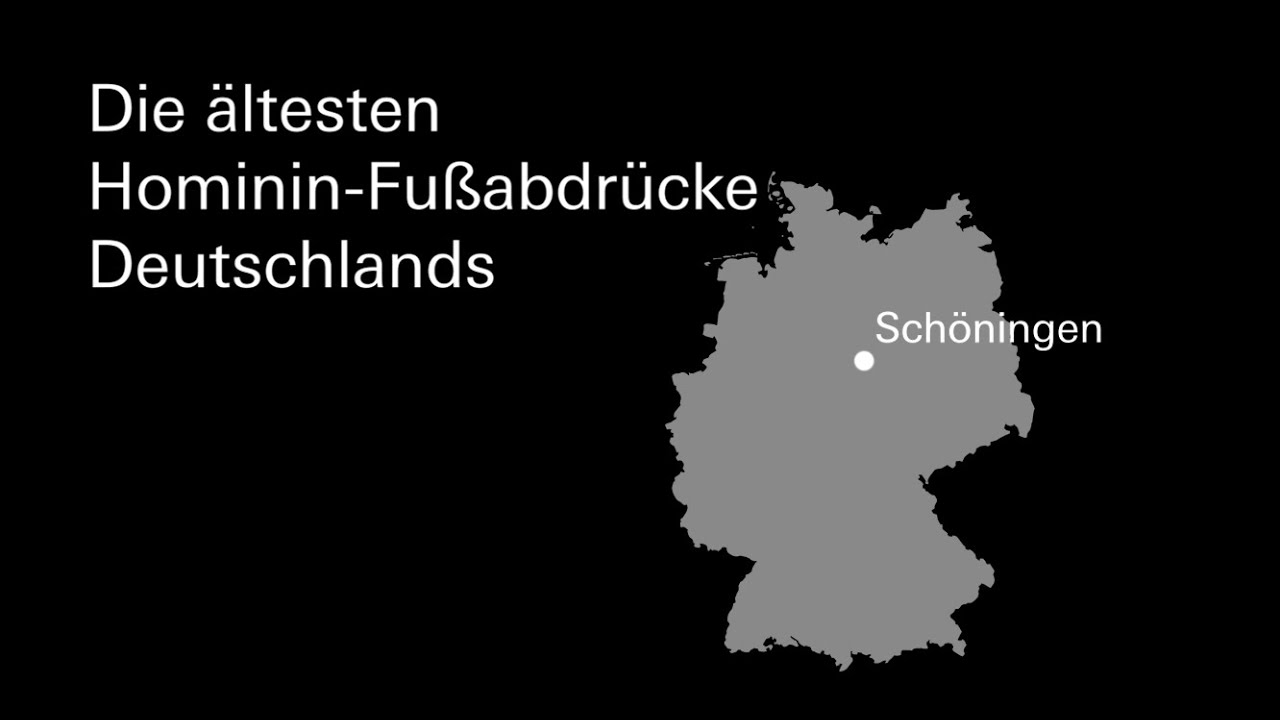 Die ältesten Hominin-Fußabdrücke Deutschlands