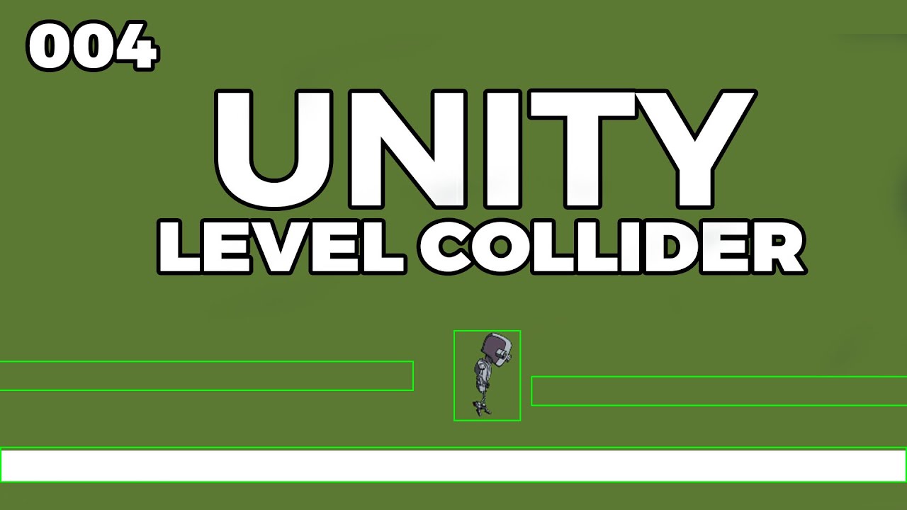 [004] Unity JUMP AND RUN - Level Collider - Der wichtigste Baustein! - Deutsch/German