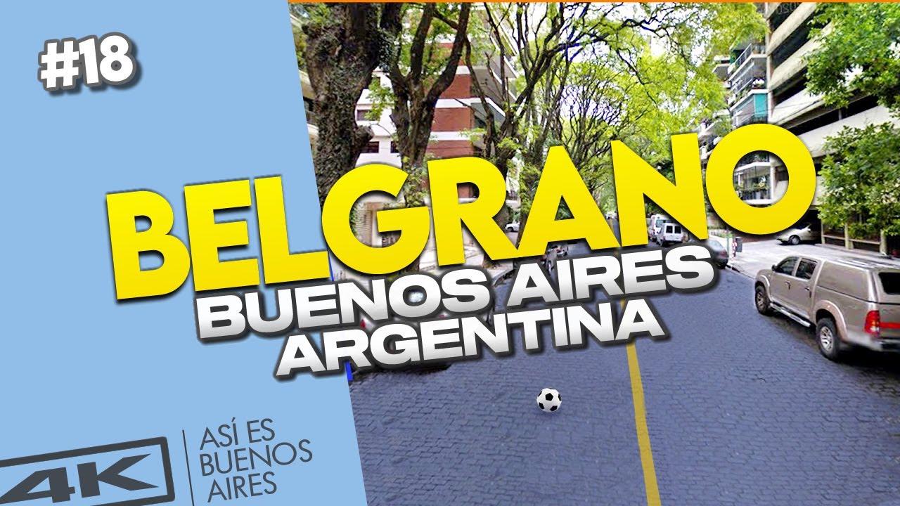 🔴 Buenos Aires  4K BELGRANO - visiting its streets - Argentina (A must-see)