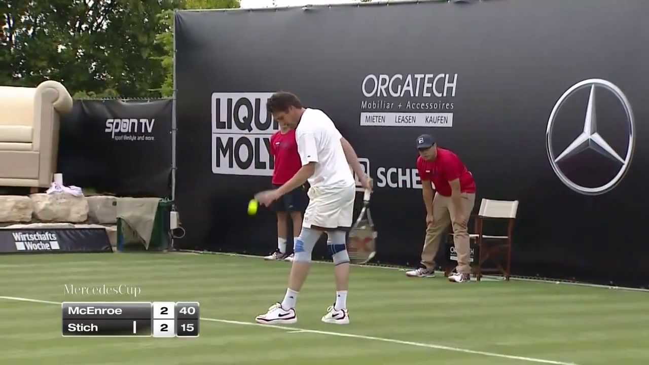 Michael Stich vs McEnroe  Highlights - Mercedes Cup