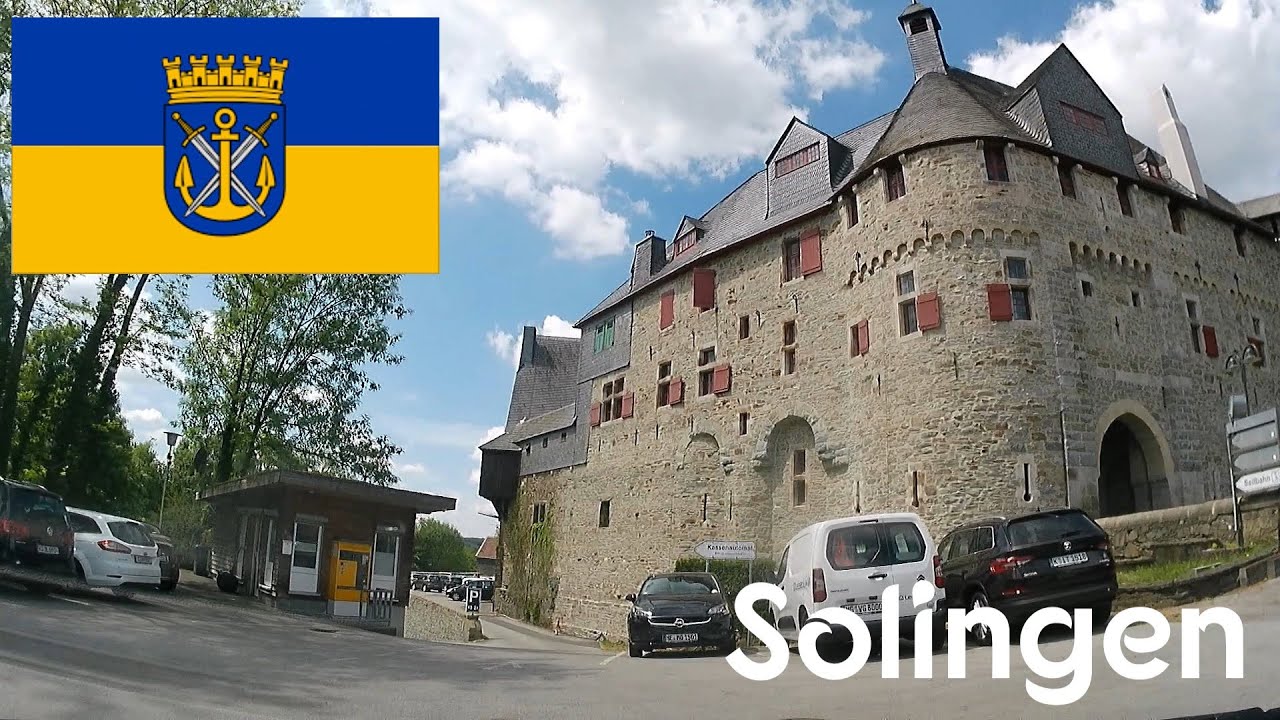 Solingen City Tour, HD Dashcam Street View