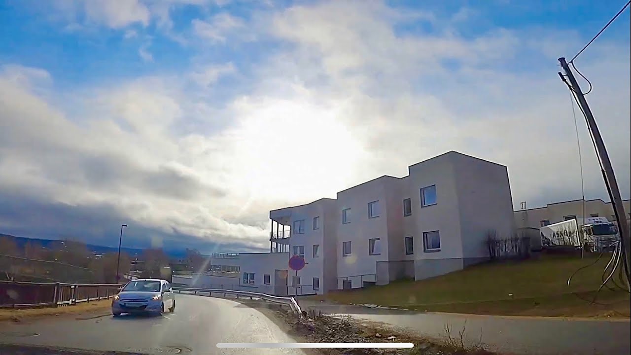 Driving in Skien, Norway 🇳🇴 Bakkane