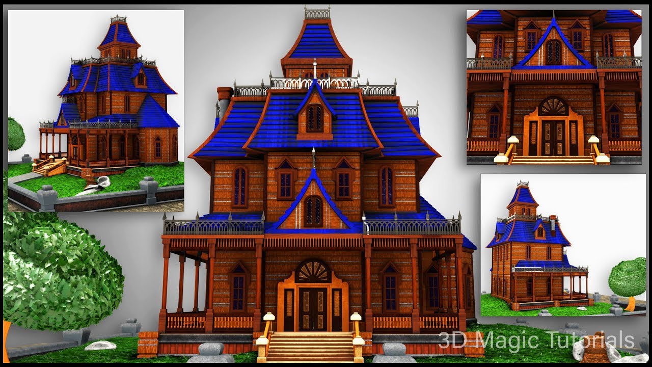 3D Maya Tutorial - How to model a Stylized House | Part-1
