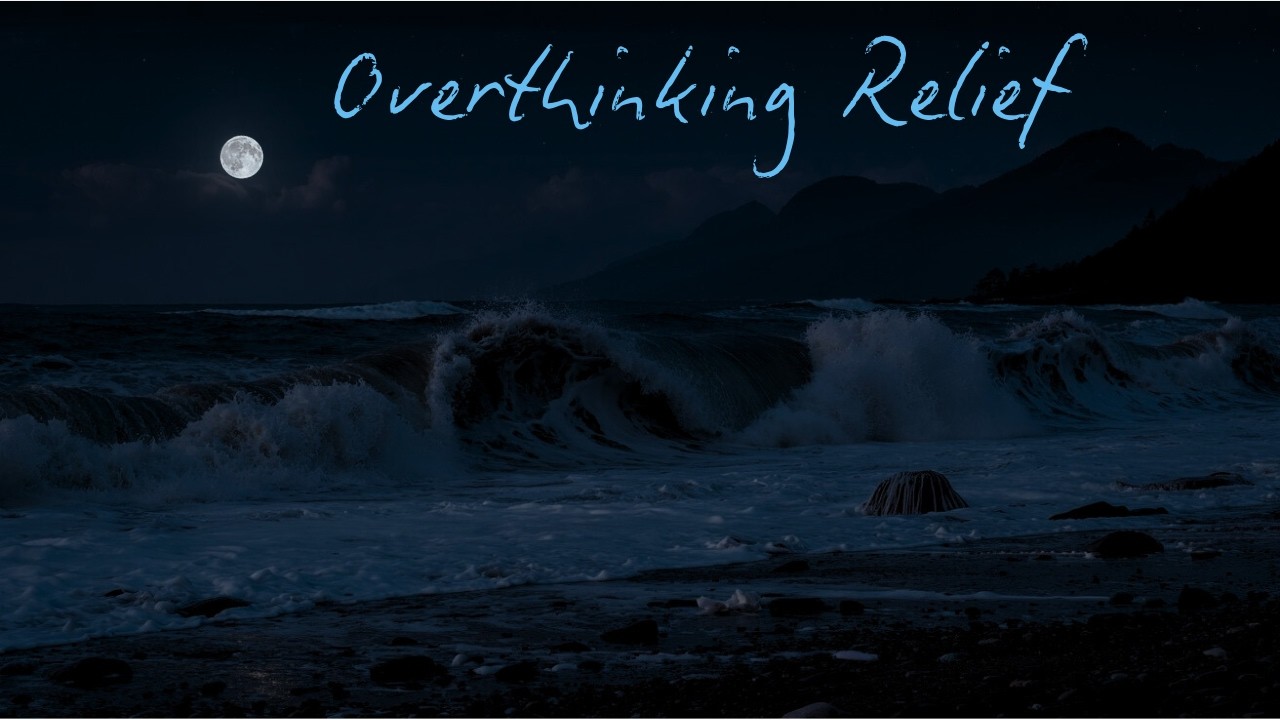 Moonlit Ocean Waves 🌕 | Deep Night Coastal Ambience & Relaxing Sounds