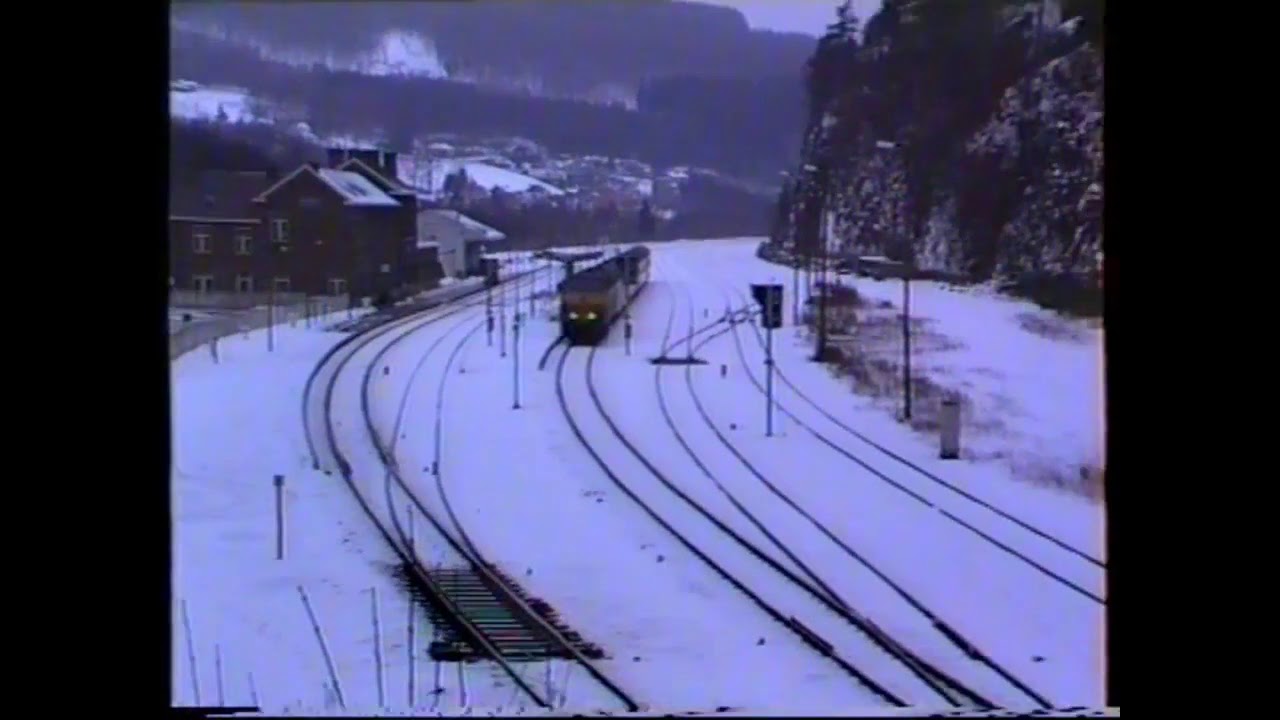 020 SNCB - NMBS - Ligne 42 SNCB le 16/02/1991