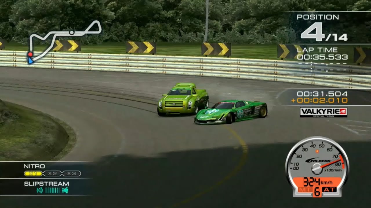 Ridge Racer 7 Maker's Trial ZOLGEAR with Hijack at Shadow Caves R [Spectator view]