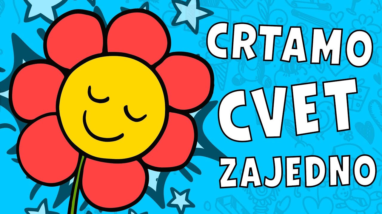 CVET // CRTALICA // KREATIVNI KUTAK // UČIMO CRTATI //
