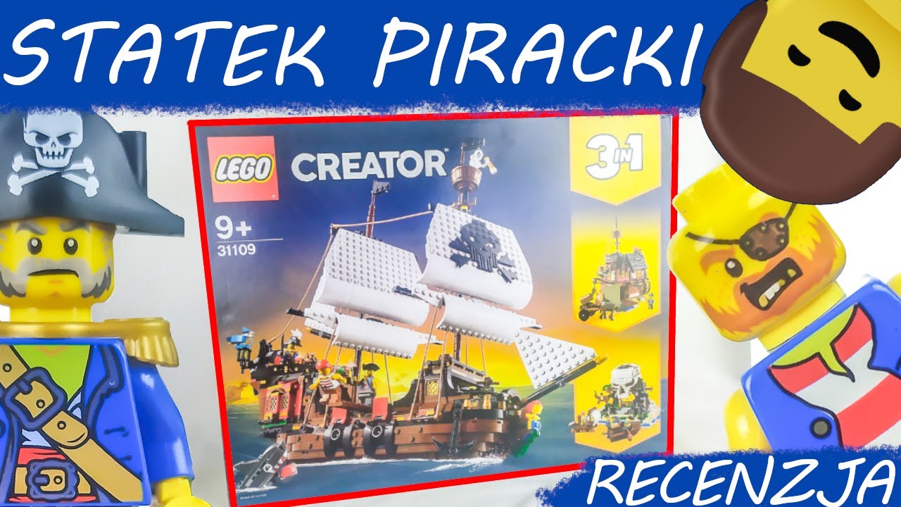 LEGO CREATOR 31109 Statek piracki / RECENZJA