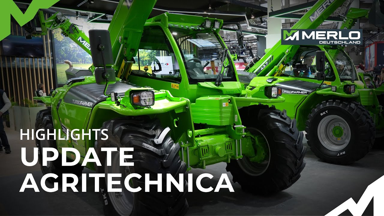 Neue Turbofarmer & Modelle, Hard- und Software-Upgrade - Agritechnica News der Merlo Teleskoplader