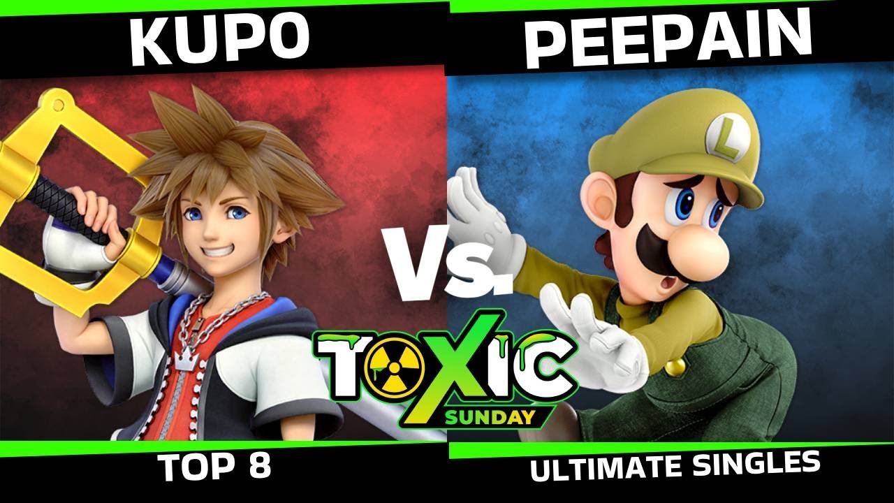 Toxic Sunday 12 TOP 8 - KUP0 (Sora) Vs. Pee Pain (Luigi) Smash Ultimate - SSBU