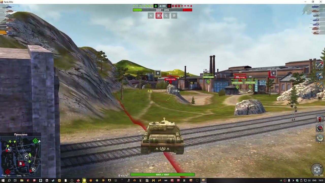 Wot Blitz СУ-122-44 прямолинейный обзор.