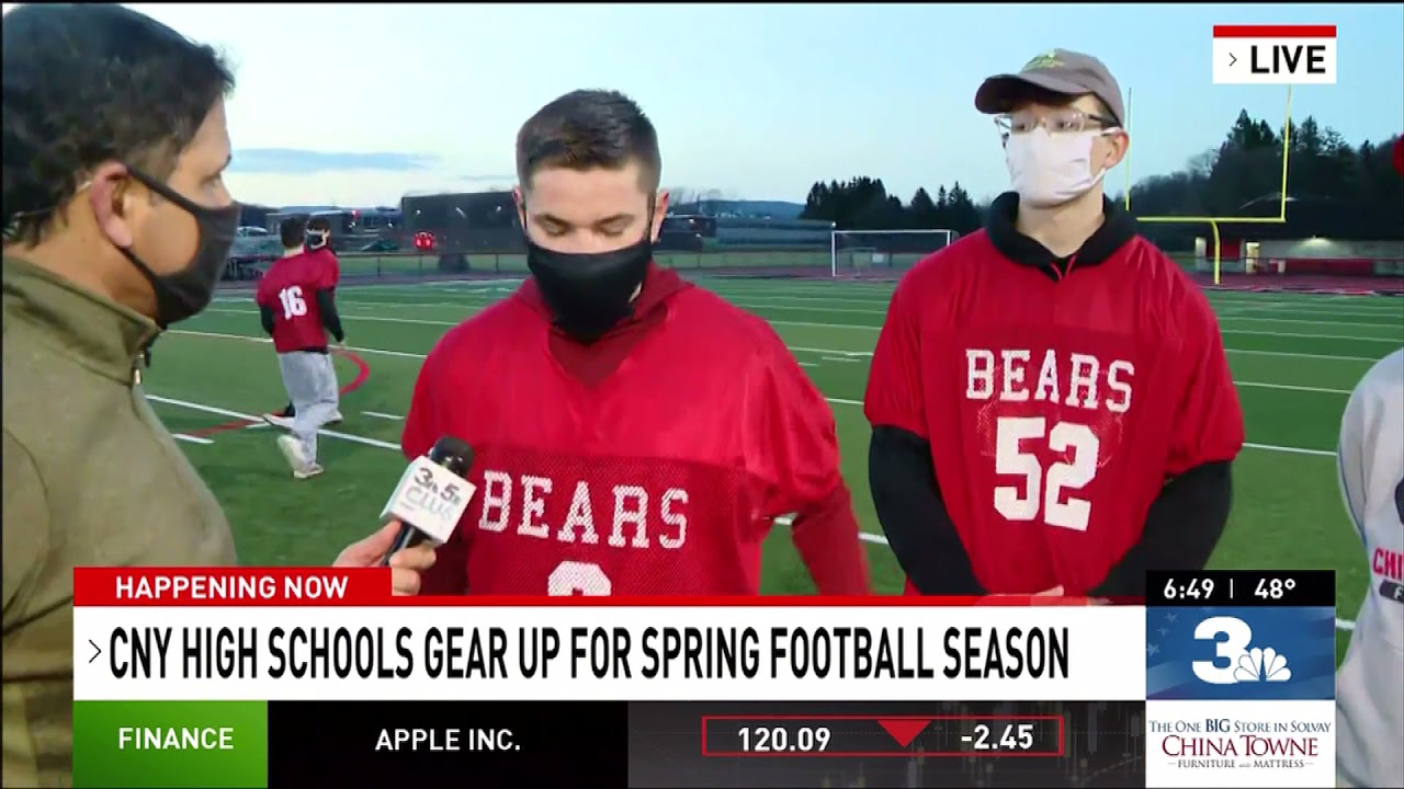 Just as spring season gets started so is fall high school football in Central New York