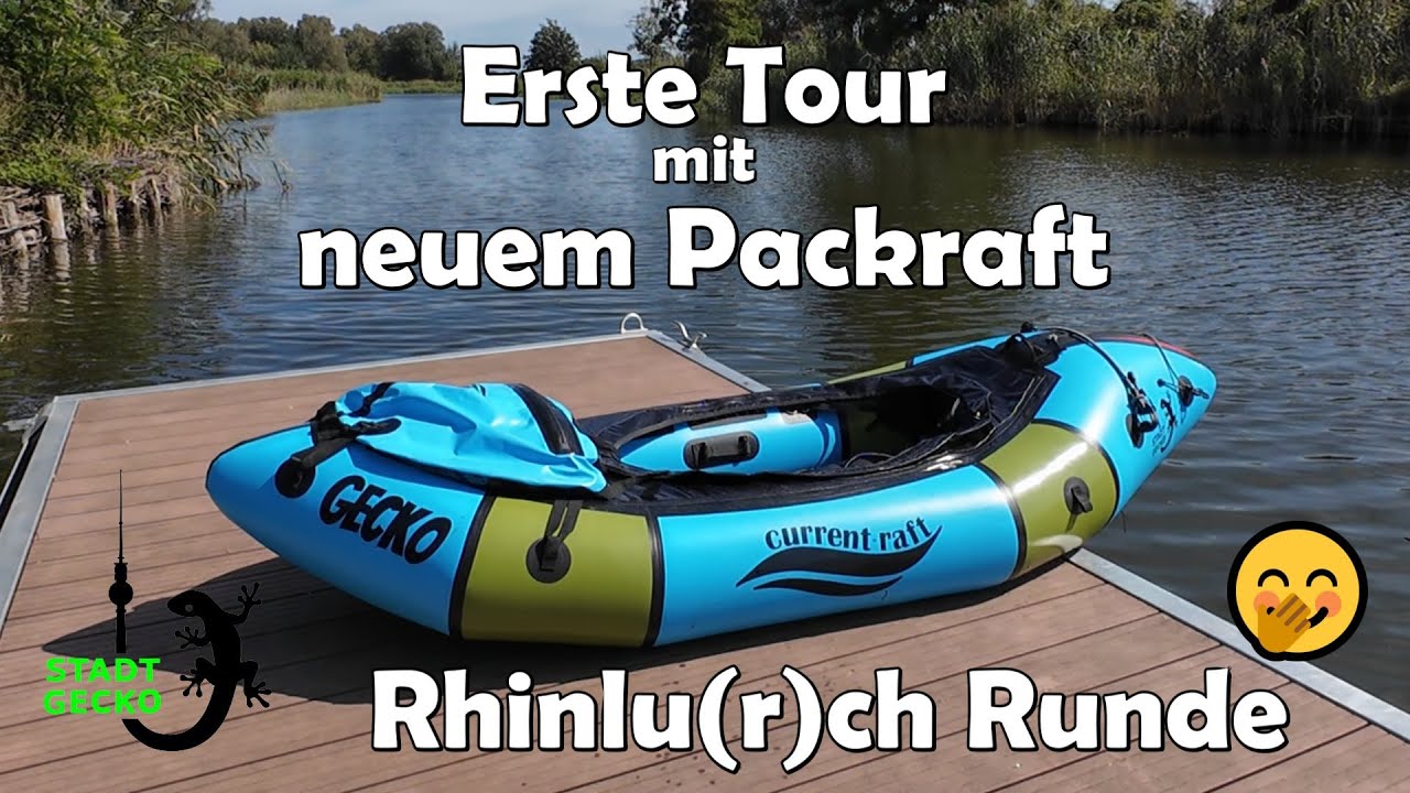 Rhinluch Runde mit neuem Packraft | Kanutour | @Current-Raft Packraft  | STADTGECKO.de 🦎