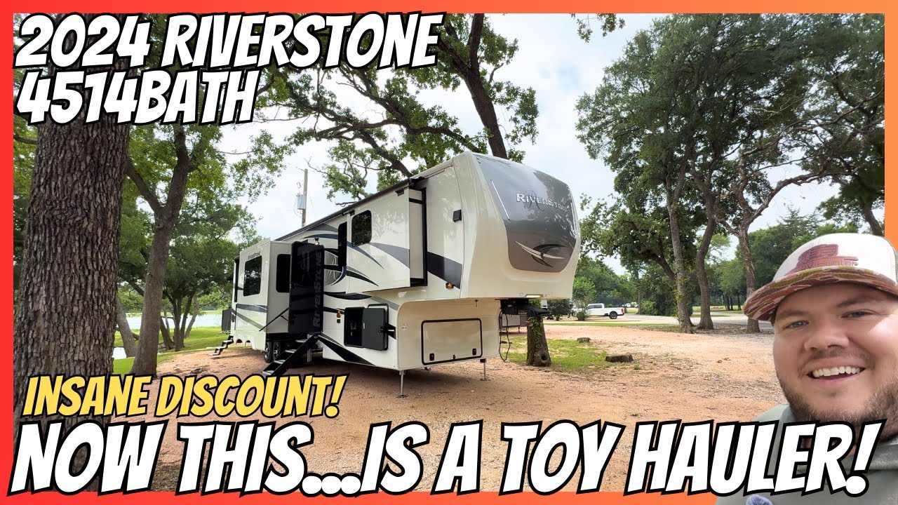 LUXURY at a DISCOUNT | 2024 Riverstone 4514BATH | Toyhauler
