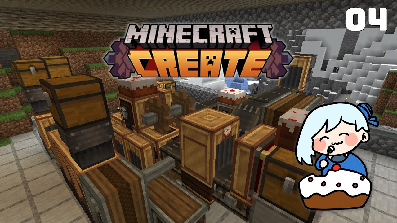 【Create実況解説】ケーキ工場を作ろう【Minecraft】