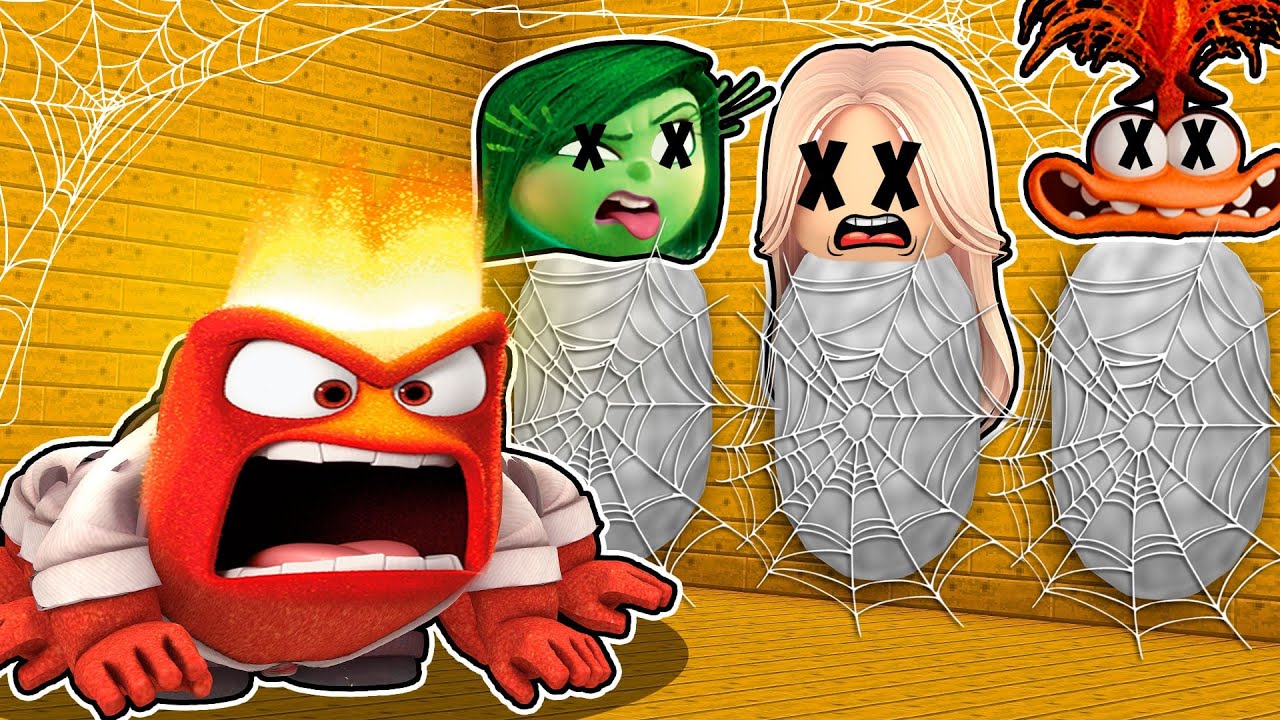 ZOSTAŁAM ZJEDZONA PRZEZ PAJĄKA INSIDE OUT 2 w ROBLOX! (W GŁOWIE SIĘ NIE MIEŚCI 2)
