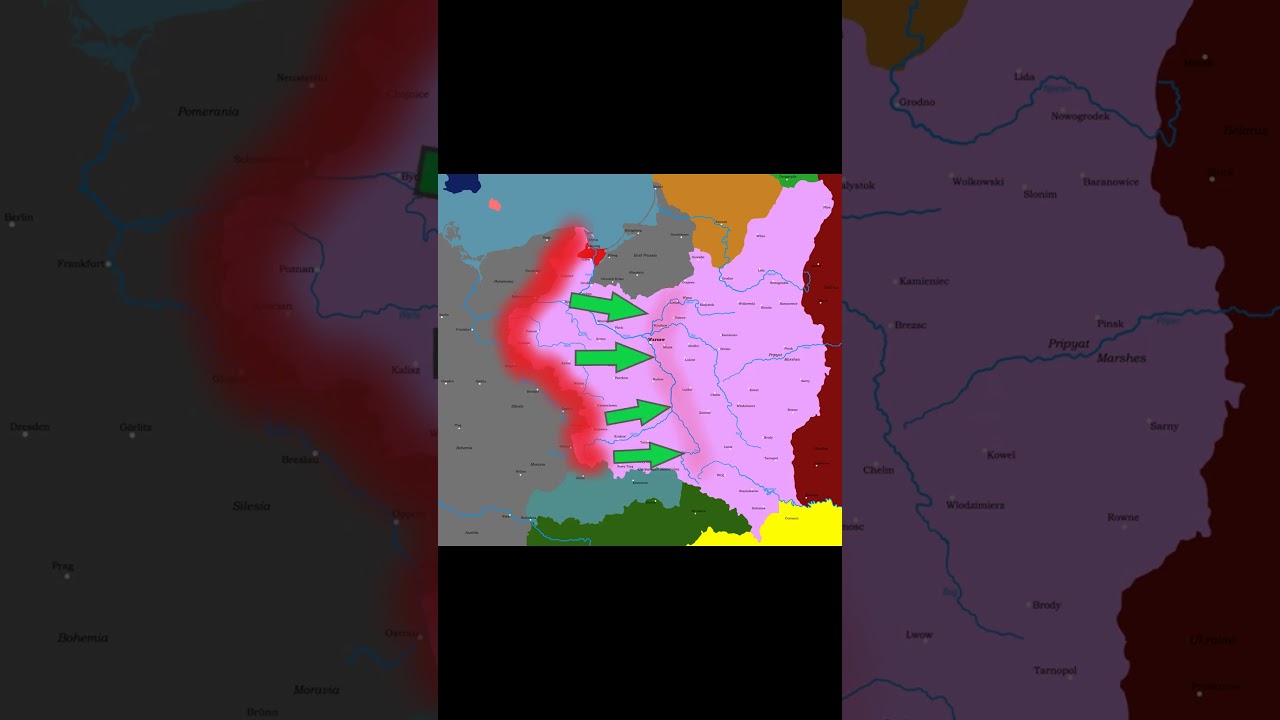 Wrzesień 1939 - polski plan obronny #shorts