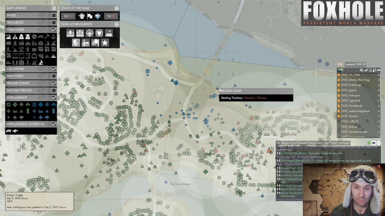 Taking to the skies in a fighter in foxhole