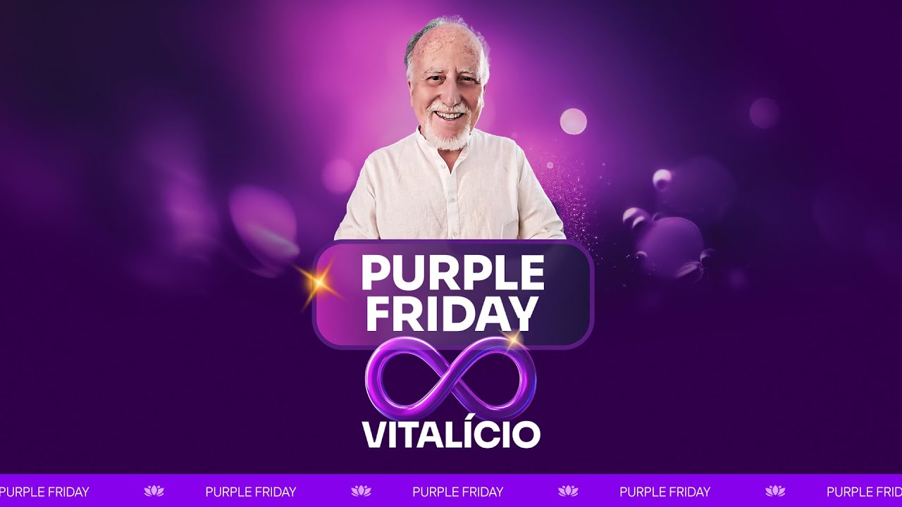 PURPLE FRIDAY VITAL&Iacute;CIA. JAMAIS VISTO ANTES!