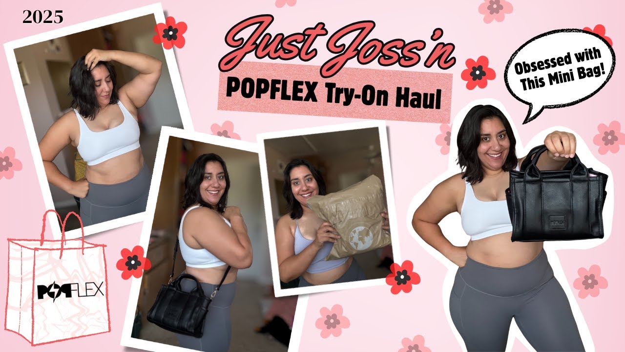 Just Joss'n: POPFLEX Try-On Haul 💖 Obsessed with This Mini Bag!