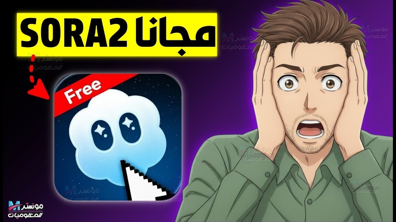 استخدم Sora مجانًا بدون حدود أو علامة مائية | شرح أداة Sora 2 لصناعة الفيديوهات بالذكاء الاصطناعي