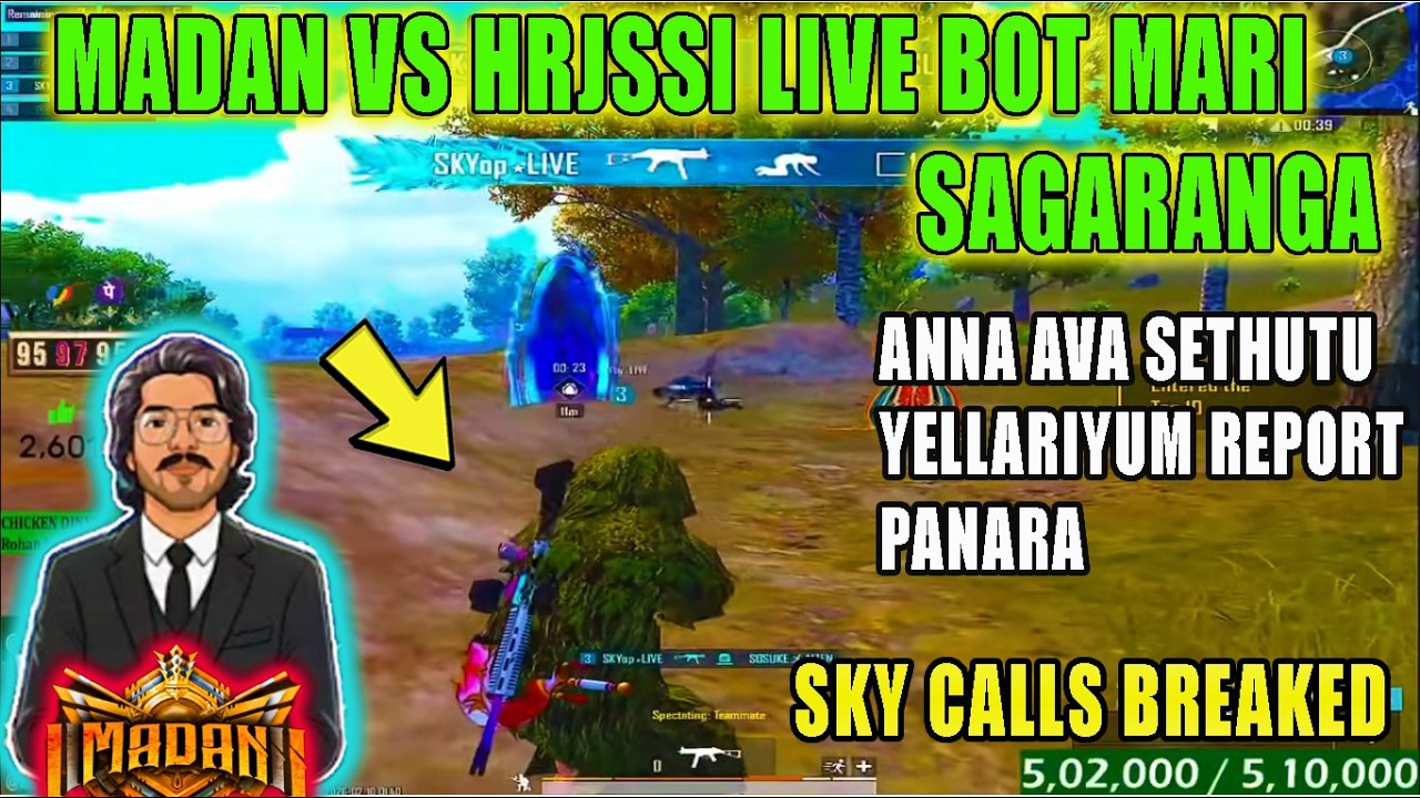 MADAN VS HRJSSI LIVE BOT MARI SAGARANGA ANNA AVA SETHUTU YELLARIYUM REPORT PANARA SKY CALLS BREAKED
