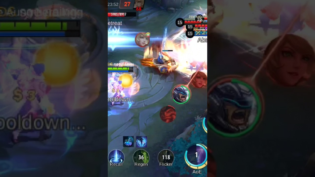 Xavier mage Hero best Attack Nice Damage 😁#shorts