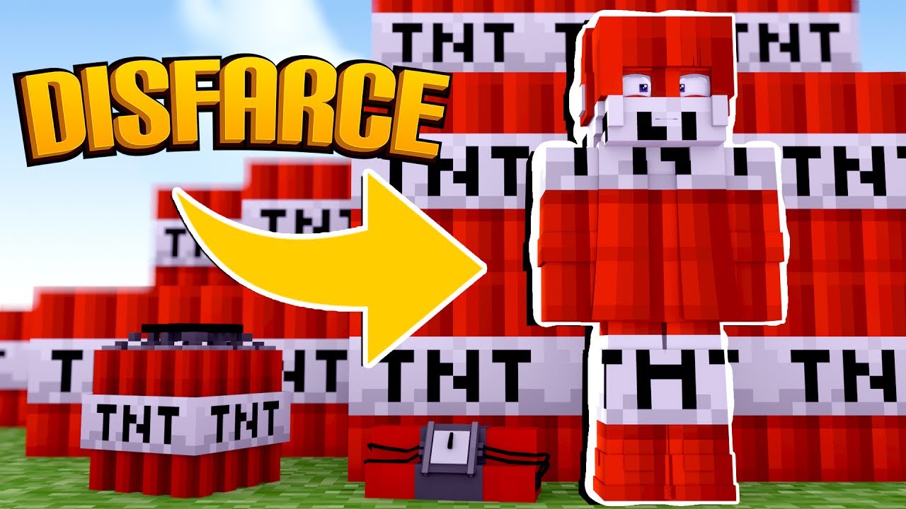 Minecraft: DISFARCE DE TNT - (Esconde-Esconde)