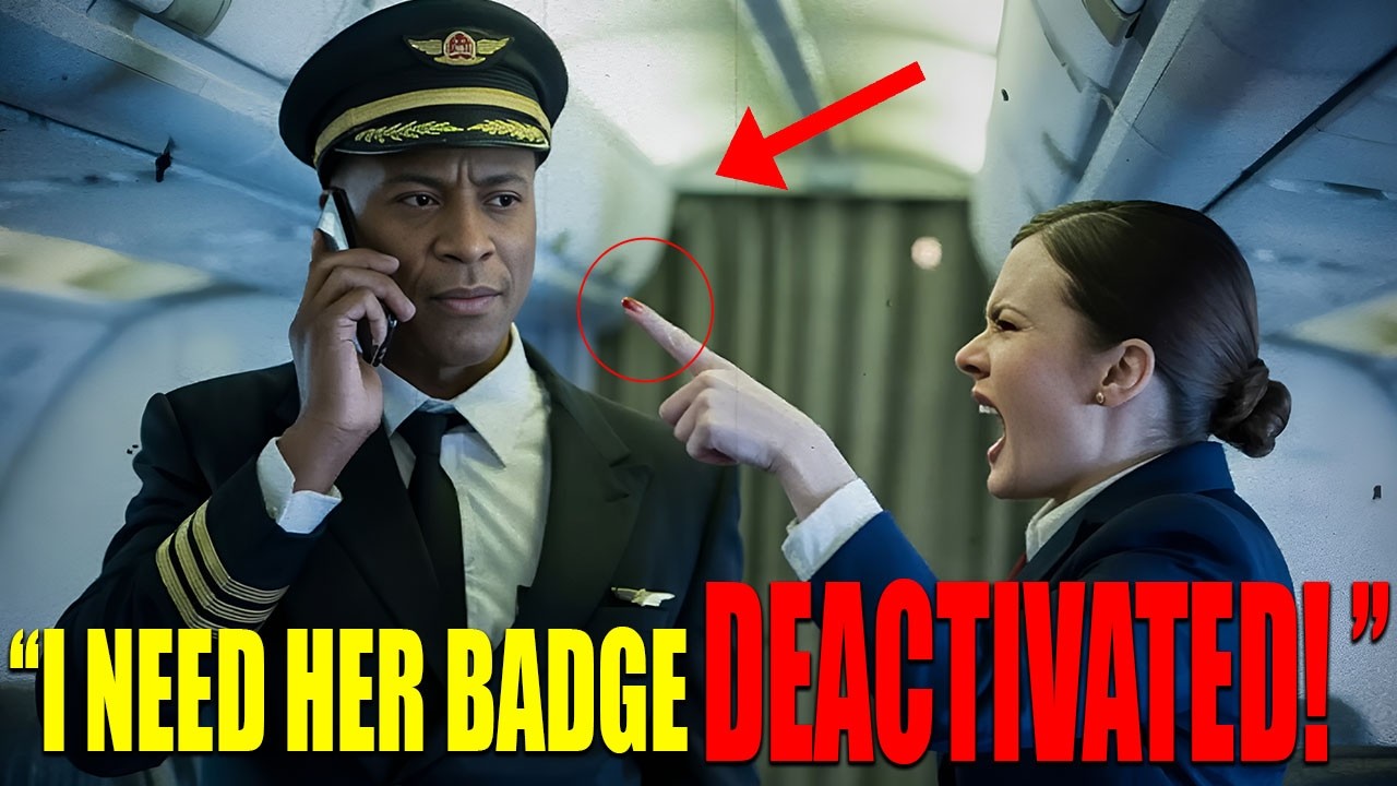 “Flight Attendant Accuses Black Pilot of Lying — One Phone Call Gets Her Fired Instantly!”