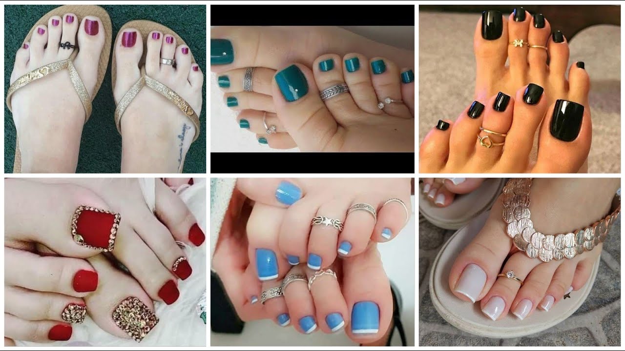 High Class Women's Toes Rings,Nail polish & Cute Feet