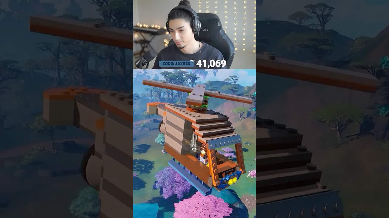LEGO Fortnite - Helicopter with swivel plates 😍