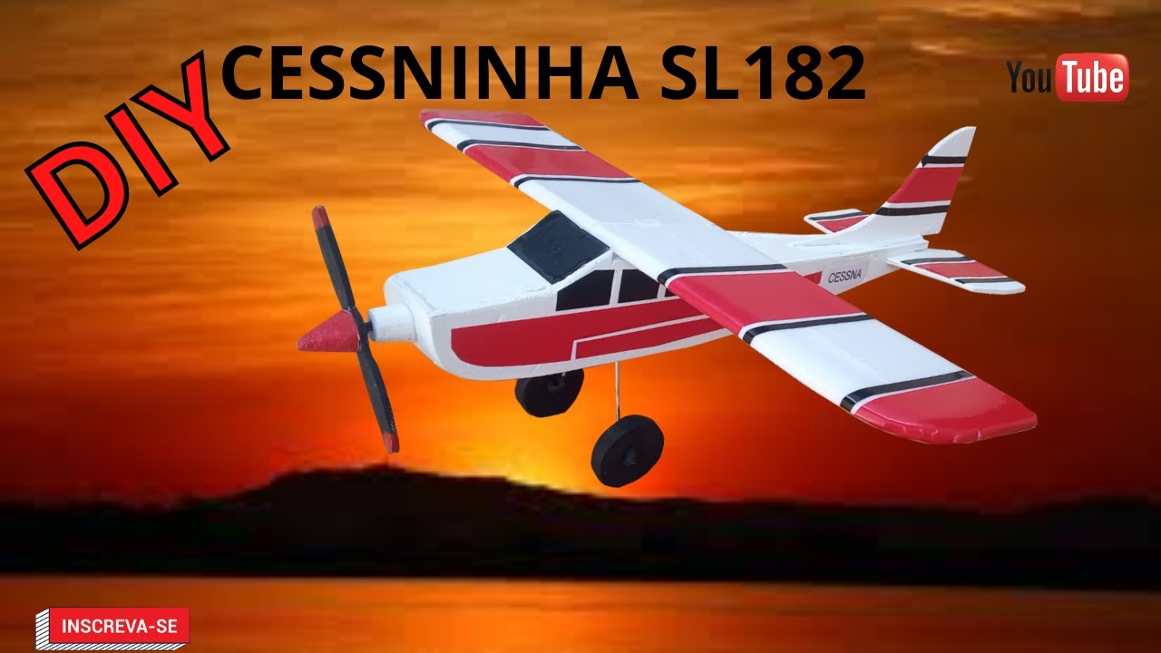 Construindo um Cessna em Miniatura - O Avi&atilde;o Mais Popular do Aeromodelismo CESSNINHA SL182.