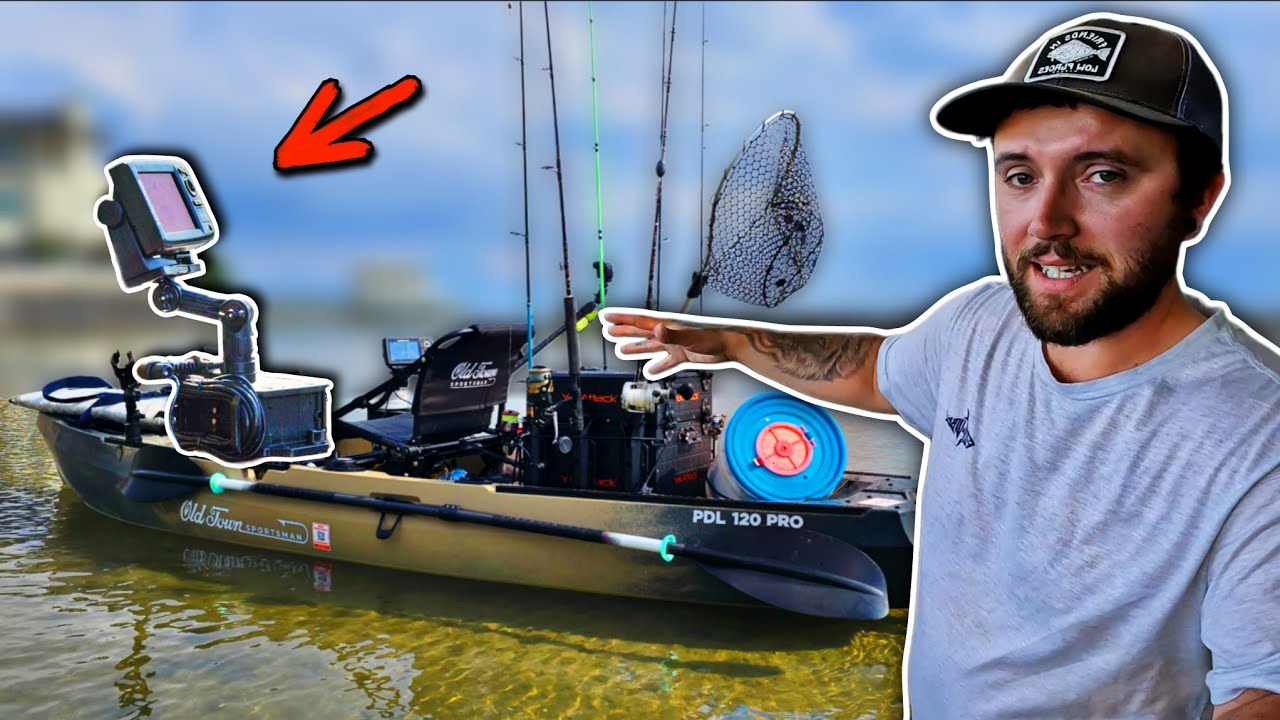 Это самый простой в установке каяк из всех!? | Как установить эхолот Old Town PDL 120 PRO